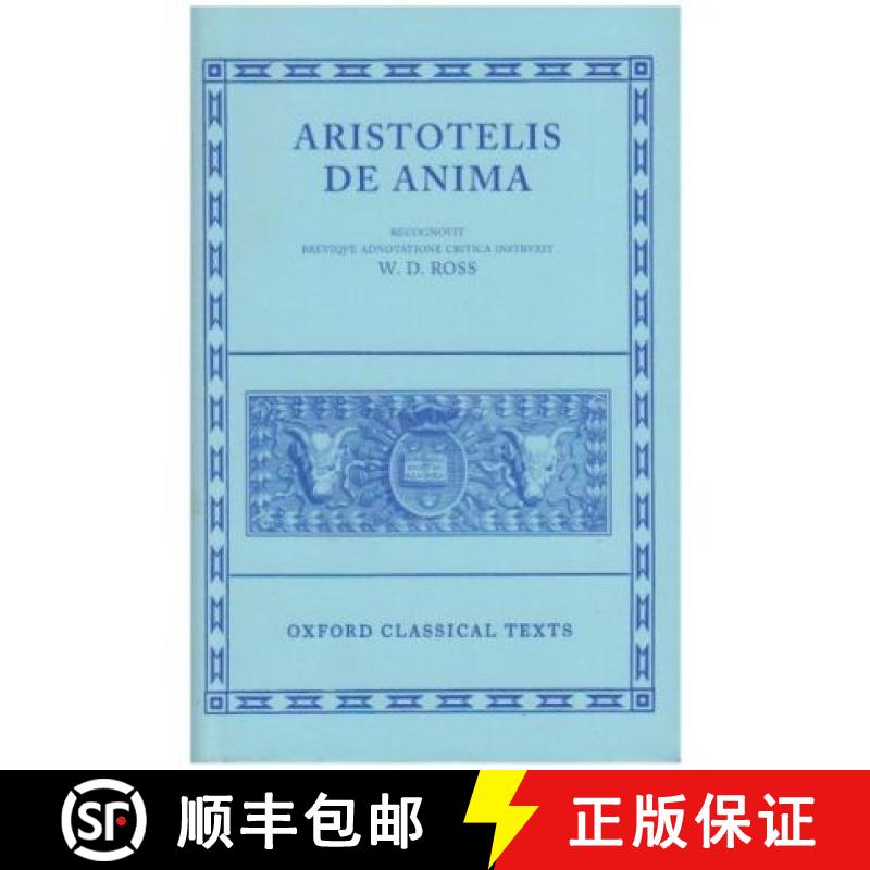 【3-4周达】de Anima Ed. Ross Oct - Oxf Classical Texts [9780198145080]