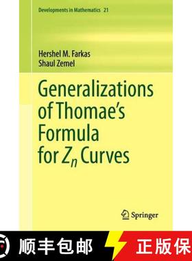 【3-4周达】Generalizations of Thomae's Formula for Zn Curves [9781461427582]