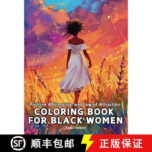 预订 Book for Black Law Attraction Il... 9781953149749 and Coloring Over Women Mesmerizing Affirmation Positive
