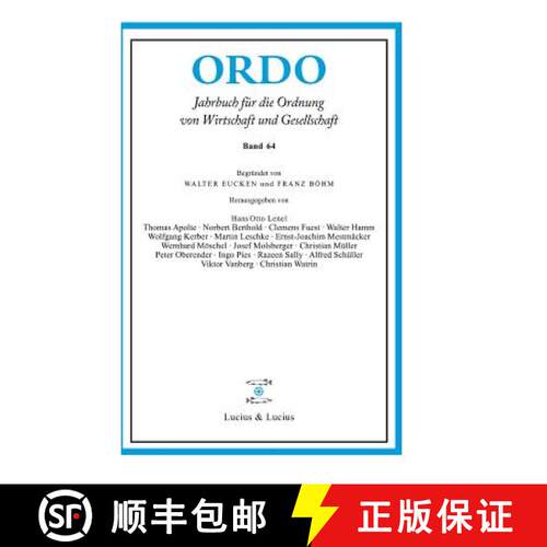 【3-4周达】精装 ORDO 64 – Jahrbuch für die Ordnung von Wirtschaft und Gesellschaft [9783828205918]