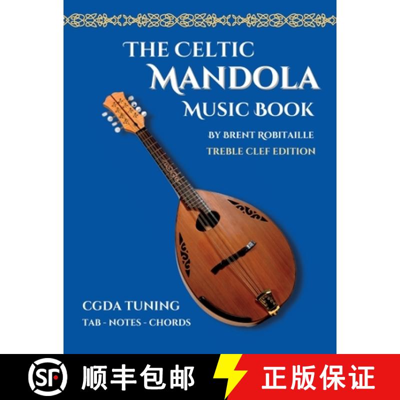 【2-3周达】Celtic Mandola Music Book: Treble Clef and Tablature Edition [9781990144110]
