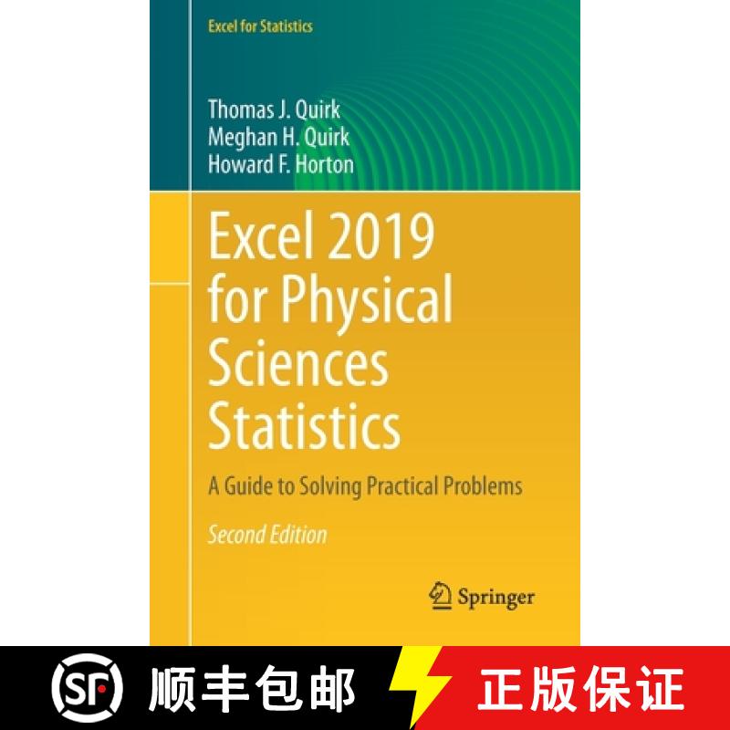 【3-4周达】Excel 2019 for Physical Sciences Statistics : A Guide to Solving Practical Problems [9783030632373]