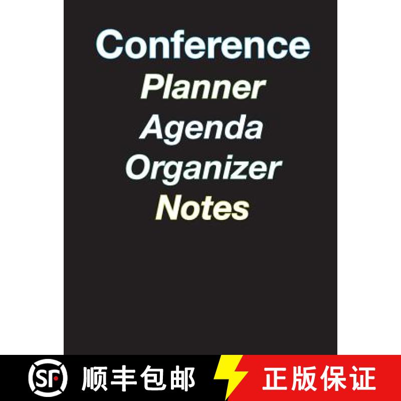 【3-4周达】Large Color Coded 5-Day Conference Planner/Organizer/Agenda/Note-Taking - 8.5 x 11 - 44 pages [9781941775301]
