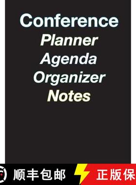 【3-4周达】Large Color Coded 5-Day Conference Planner/Organizer/Agenda/Note-Taking - 8.5 x 11 - 44 pages [9781941775301]