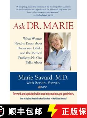 【3-4周达】Ask Dr. Marie : What Women Need To Know About Hormones, Libido, And The Medical Problems N... [9780762760008]