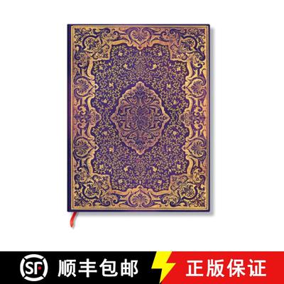 【4周达】Paperblanks Picaresque Picaresque Hardcover Journals MIDI Unlined Elastic Band 144 Pg 120 GSM [9781439798744]