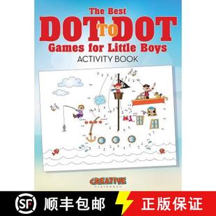 【3-4周达】The Best Dot to Dot Games for Little Boys Activity Book [9781683234296]