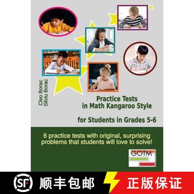 【3-4周达】Practice Tests in Math Kangaroo Style for Students in Grades 5-6 [9781945755019]