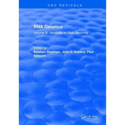 【4周达】RNA Genetics : Volume III: Variability of RNA Genomes [9781315897349]