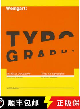【3-4周达】Weingart: Typography: My Way to Typography: My Way to Typography [9783037784266]