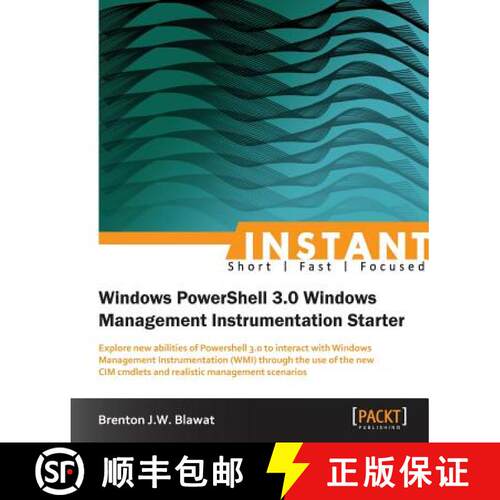 【3-4周达】Instant Windows Powershell 3.0 Windows management instrumentation starter [9781849689625]