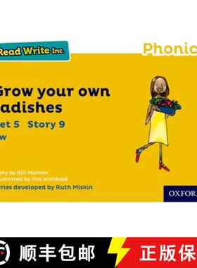【3-4周达】Read Write Inc. Phonics: Grow Your Own Radishes (Yellow Set 5 Storybook 9) [9780198372103]
