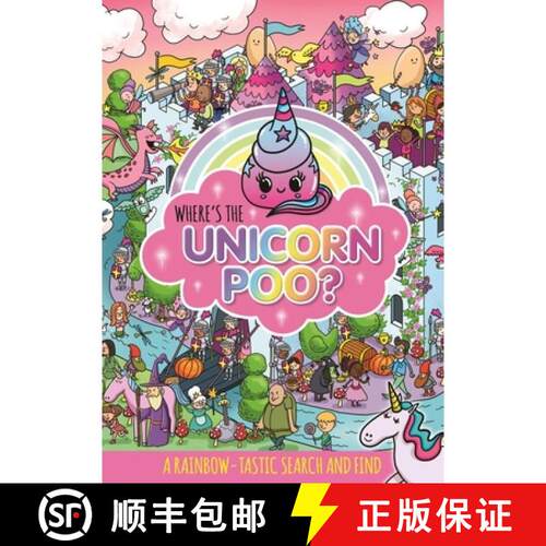 【3-4周达】Where's the Unicorn Poo? : A Search and find [9781408361207]