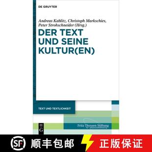 und seine Kultur 预订 9783110775037 Text Der