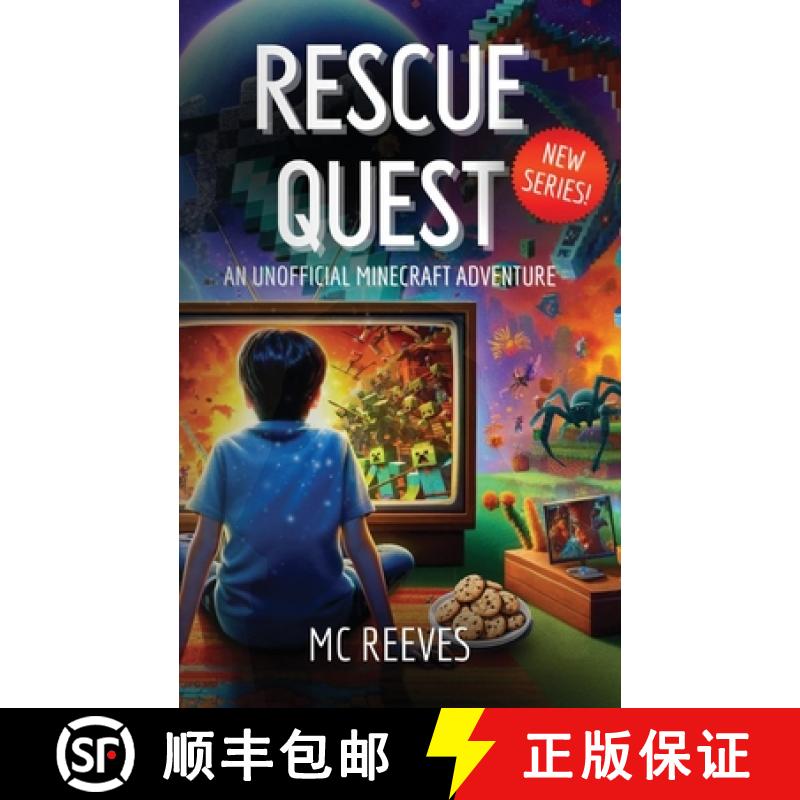 【3-4周达】Rescue Quest - book one: Unofficial Minecraft Adventure Books for Kids 8-12 [9781739315832]