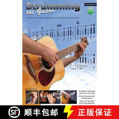 【3-4周达】Strumming the Guitar: Guitar Strumming for Beginners and Upward with Audio and Video [9781912135554]