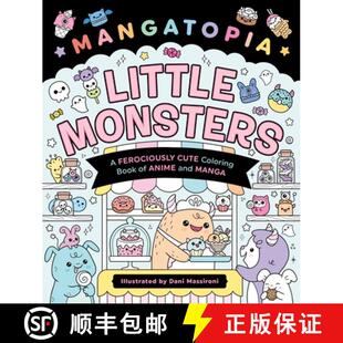 Anime 4周达 Monsters Little Ferociously and Book Mangatopia Coloring Cute 9781250389145 Manga