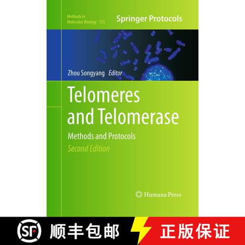 【3-4周达】Telomeres and Telomerase : Methods and Protocols (Softcover reprint of the original 2nd ed... [9781493956272]