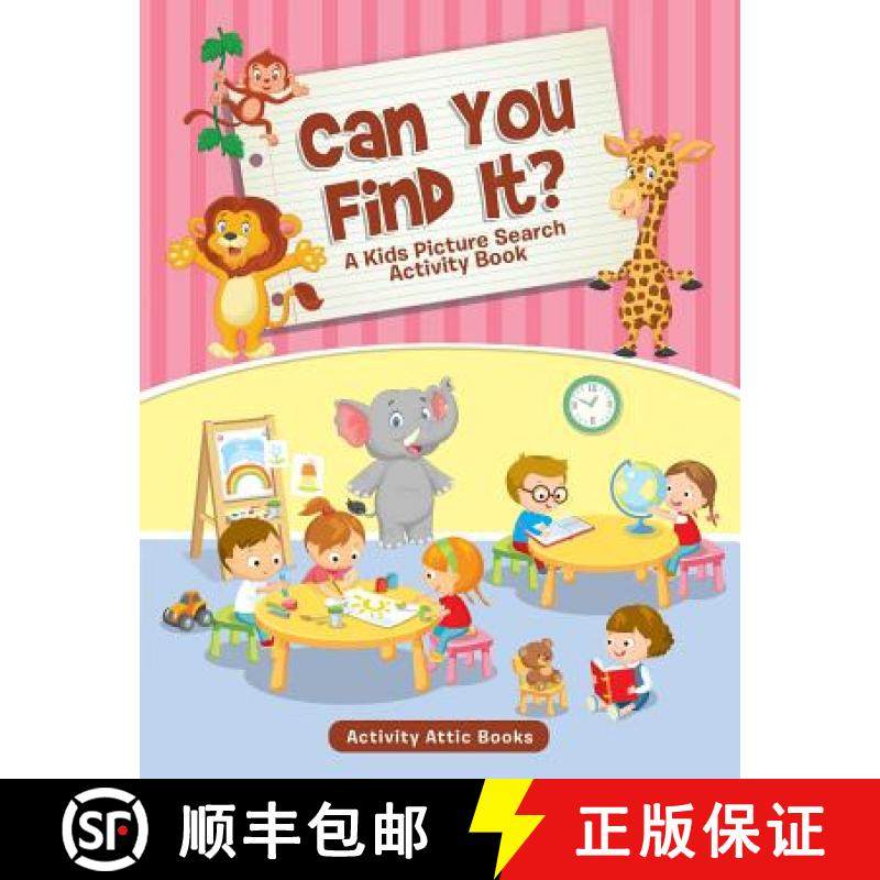 【3-4周达】Can You Find It? A Kids Picture Search Activity Book [9781683231813]