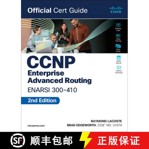 【3-4周达】CCNP Enterprise Advanced Routing Enarsi 300-410 Official Cert Guide [9780138217525]