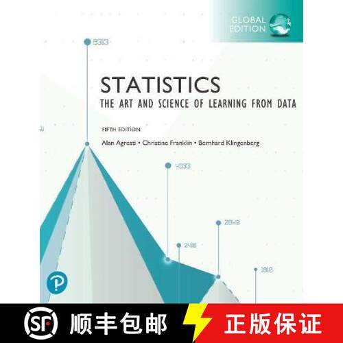 【3-4周达】Statistics: The Art and Science of Learning from Data, Global Edition [9781292444765]