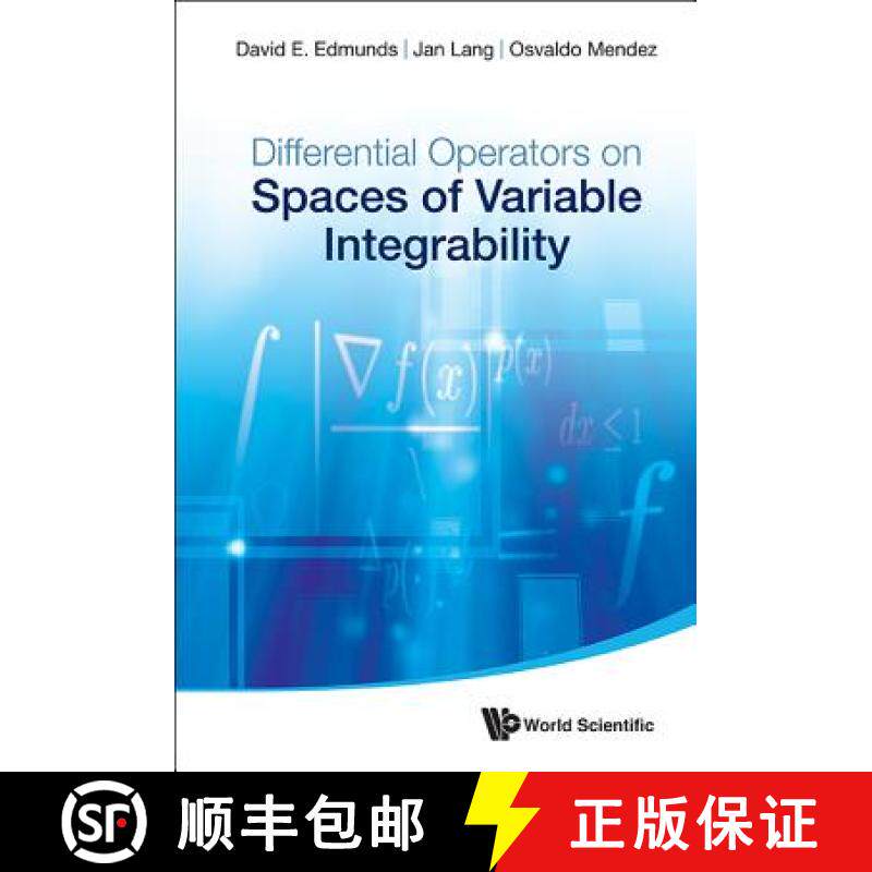 【3-4周达】Differential Operators on Spaces of Variable Integrability [9789814596312]