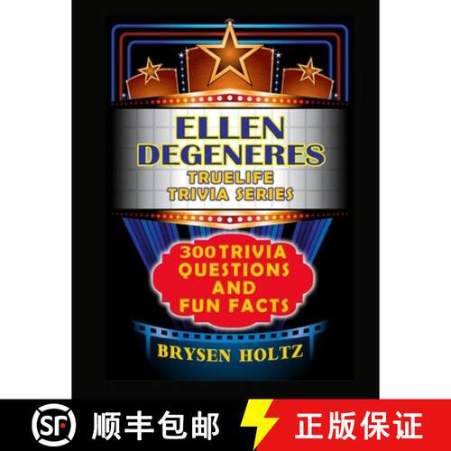 【3-4周达】Truelife Trivia Ellen DeGeneres: 300 Trivia Questions and Fun Facts [9798887000312]