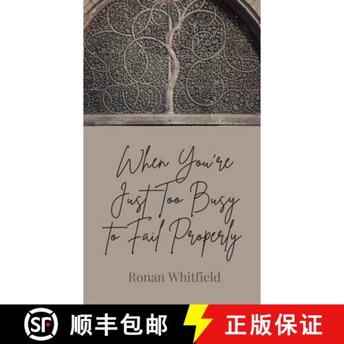 【3-4周达】精装 When You're Just Too Busy to Fail Properly [9783690852180]