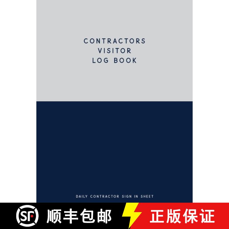 【2-3周达】Contractors Visitor Log Book, Daily Contractor Sign In Sheet: Visitor Management Support C... [9781716087936]