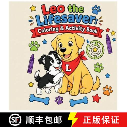 【3-4周达】Leo the Lifesaver: Coloring & Activity Book [9798240967245]
