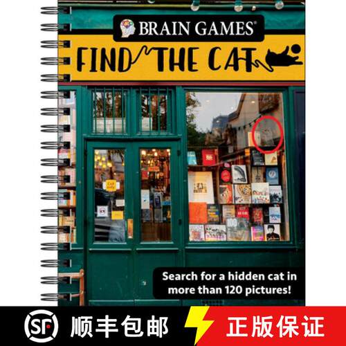 【3-4周达】Brain Games - Find the Cat: Search for a Hidden Cat in More Than 120 Pictures! [9798897461745]