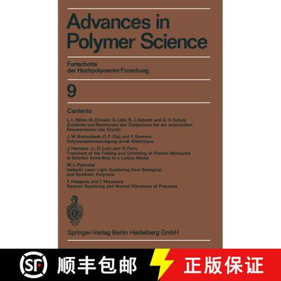 【3-4周达】Advances in Polymer Science : Fortschritte der Hochpolymeren-Forschung (Softcover reprint ... [9783662155844]