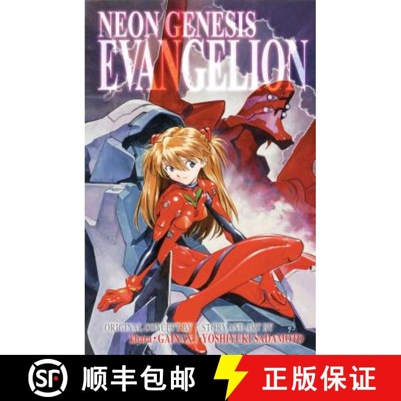 【2-3周达】Neon Genesis Evangelion 3-in-1 Edition, Vol. 3 : Includes vols. 7, 8 & 9 [9781421553627]