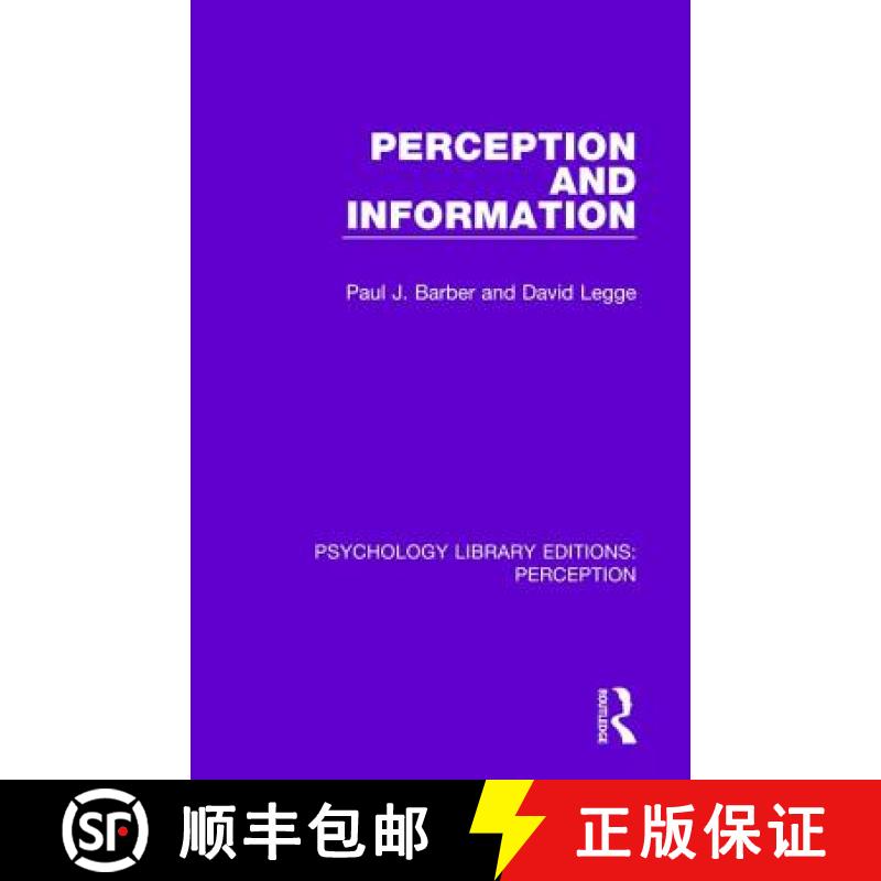 【3-4周达】PERCEPTION & INFORMATION (PLE, PERC [9781138691643]