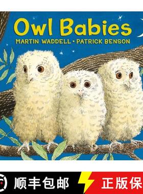 【3-4周达】Owl Babies Oversized Board Book [9780763695200]