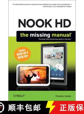 【3-4周达】NOOK HD – The Missing Manual 2e [9781449359539]
