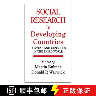 【3-4周达】Social Research in Developing Countries: Surveys and Censuses in the Third World [9781138468139]