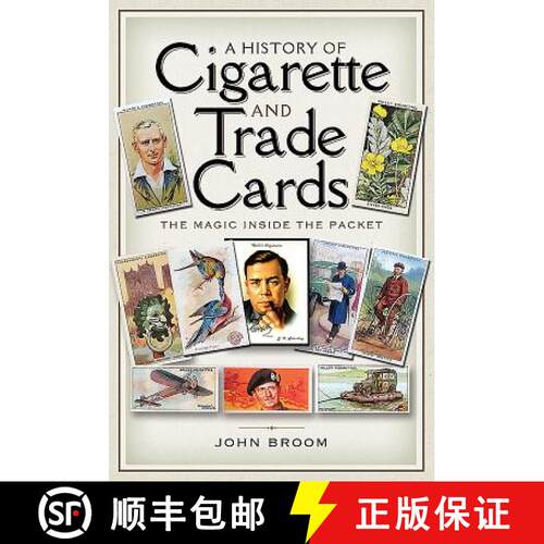 【3-4周达】A History of Cigarette and Trade Cards: The Magic Inside the Packet [9781526721747]