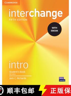 【3-4周达】Interchange Intro Student's Book with eBook [With eBook] [9781009040419]