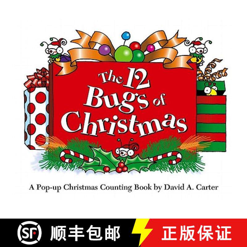 【3-4周达】The 12 Bugs of Christmas: A Pop-Up Christmas Counting Book [9781442426498]