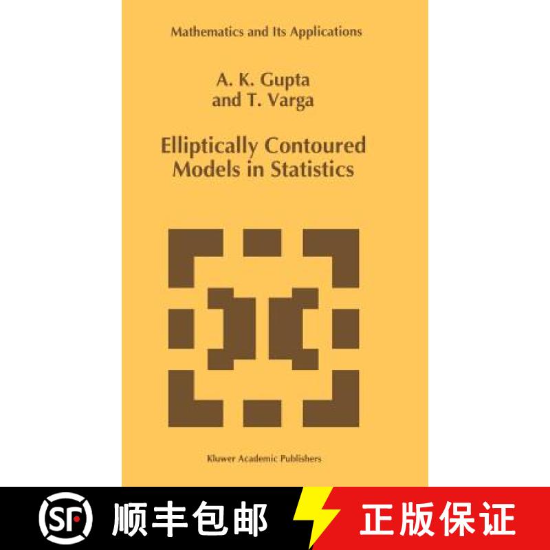 【3-4周达】Elliptically Contoured Models in Statistics [9780792321156]