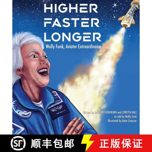 【3-4周达】精装 Higher, Faster, Longer: Wally Funk [9781087992044]