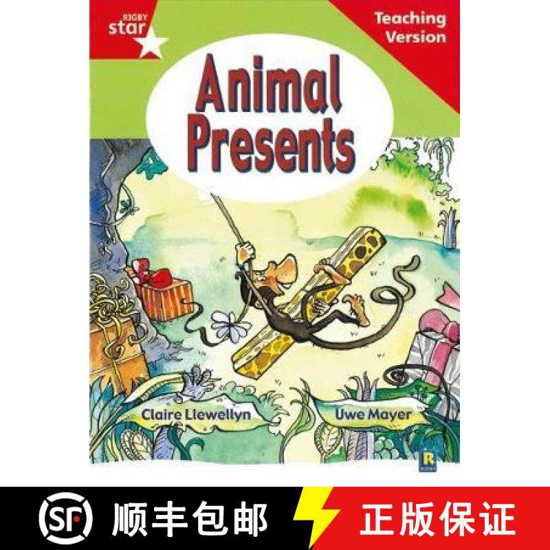 【3-4周达】Rigby Star Guided Reading Red Level: Animal Presents Teaching Version [9780433048480]