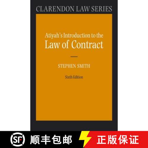 【3-4周达】Atiyah's Introduction to the Law of Contract 6/e [9780199249411]