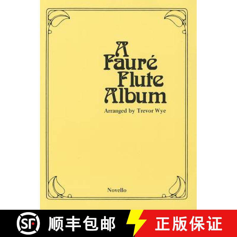 【3-4周达】A Faure Flute Album [9780853604150]