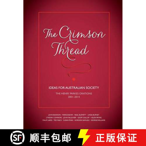 【3-4周达】Crimson Thread: Ideas for Australian Society [9781875892969]