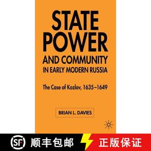 Early Modern Russia Power Community 9781403932136 1635 1649 State and Case The Kozlov 4周达