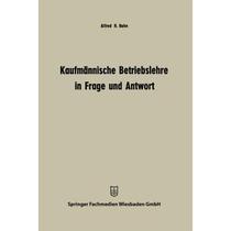 预订 Kaufmännische Betriebslehre in Frag... [9783663126027]