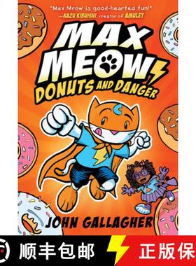 【3-4周达】Max Meow Book 2: Donuts and Danger: (A Graphic Novel) [9780593121085]