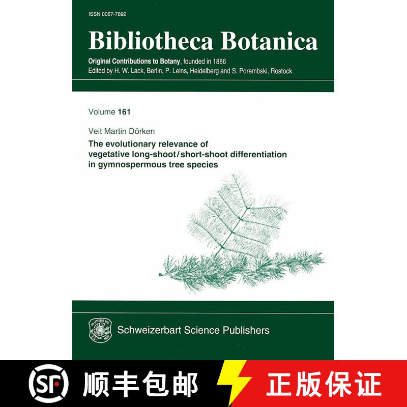 预订 The Evolutionary Relevance of Vegetative Long-Shoot/Short-Shoot Differentiation in Gymnospermous... [9783510480326]